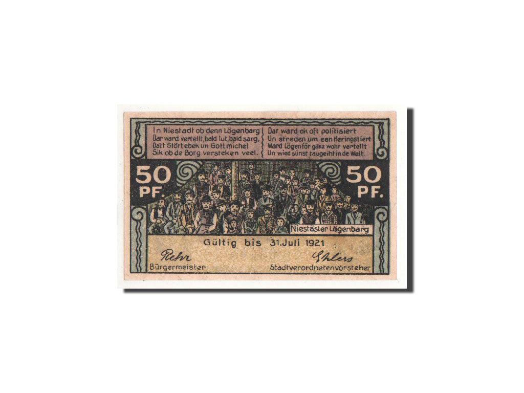 Banknote, Germany, Neustadt i. Holstein Stadt, 50 Pfennig, Eglise, O.D, Undated