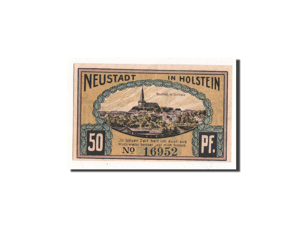 Banknote, Germany, Neustadt i. Holstein Stadt, 50 Pfennig, soldat, O.D, Undated