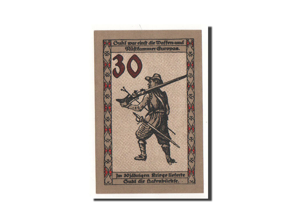 Banconote, Germania, Suhl, 30 Pfennig, soldat 1, O.D, Undated, FDS, Mehl:1303.2