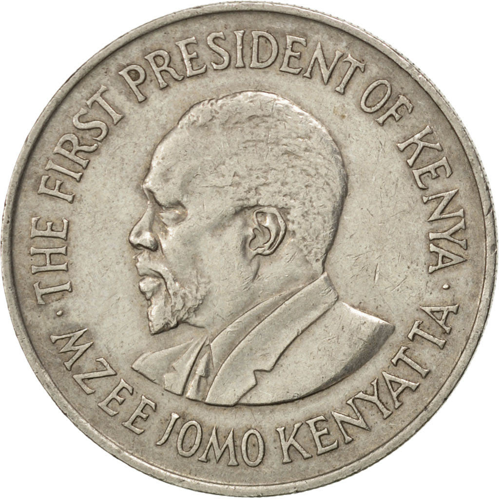 Coin, Kenya, Shilling, 1975, EF(40-45), Copper-nickel, KM:14