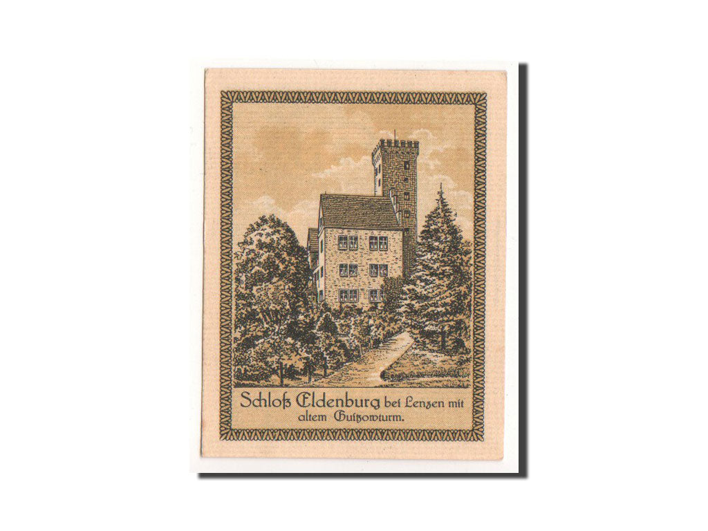 Banconote, Germania, Lenzen a.d. Elbe, 75 Pfennig, château, O.D, Undated, FDS