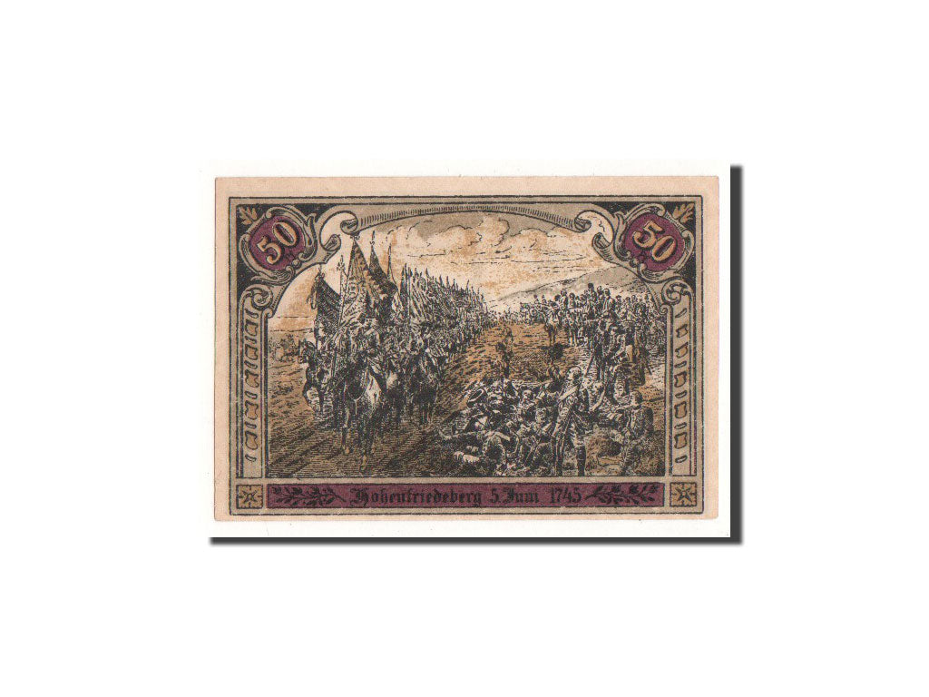 Billet, Allemagne, Hohenfriedeberg, 50 Pfennig, Bataille, O.D, Undated, NEUF