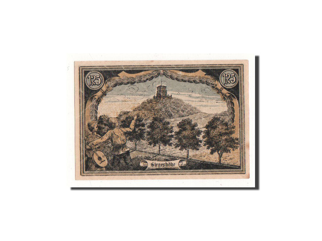 Billet, Allemagne, Hohenfriedeberg, 1.25 Mark, paysage, O.D, Undated, NEUF