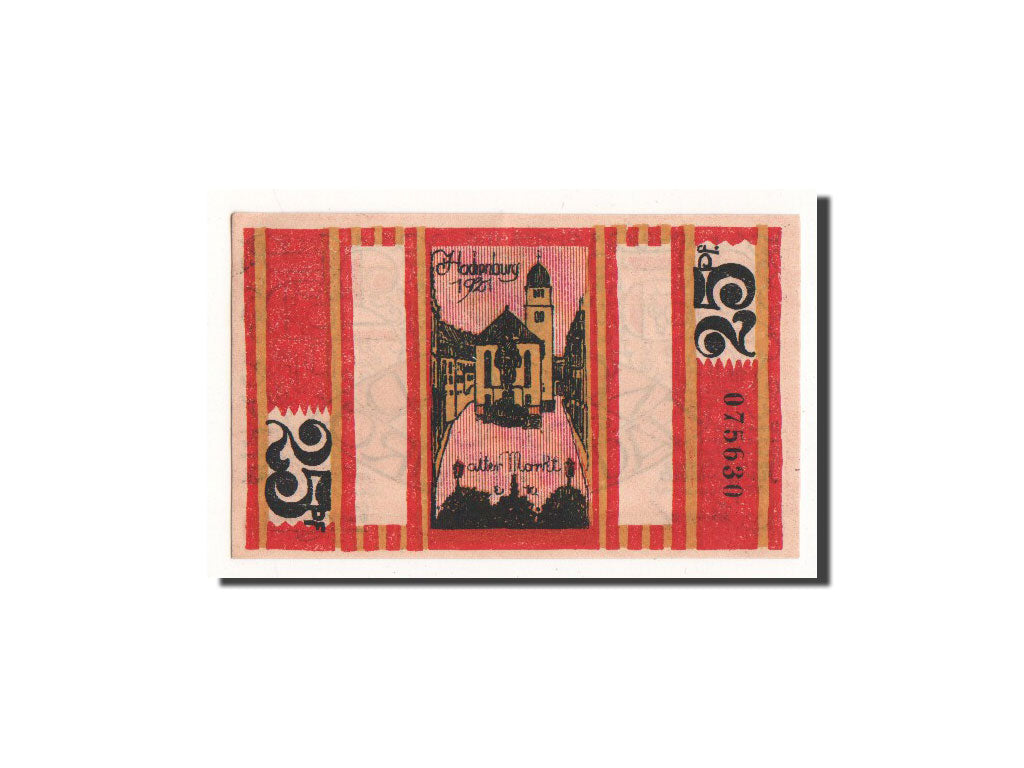 Banconote, Germania, Hachenburg, 25 Pfennig, Ville, 1921, 1921-06-01, FDS