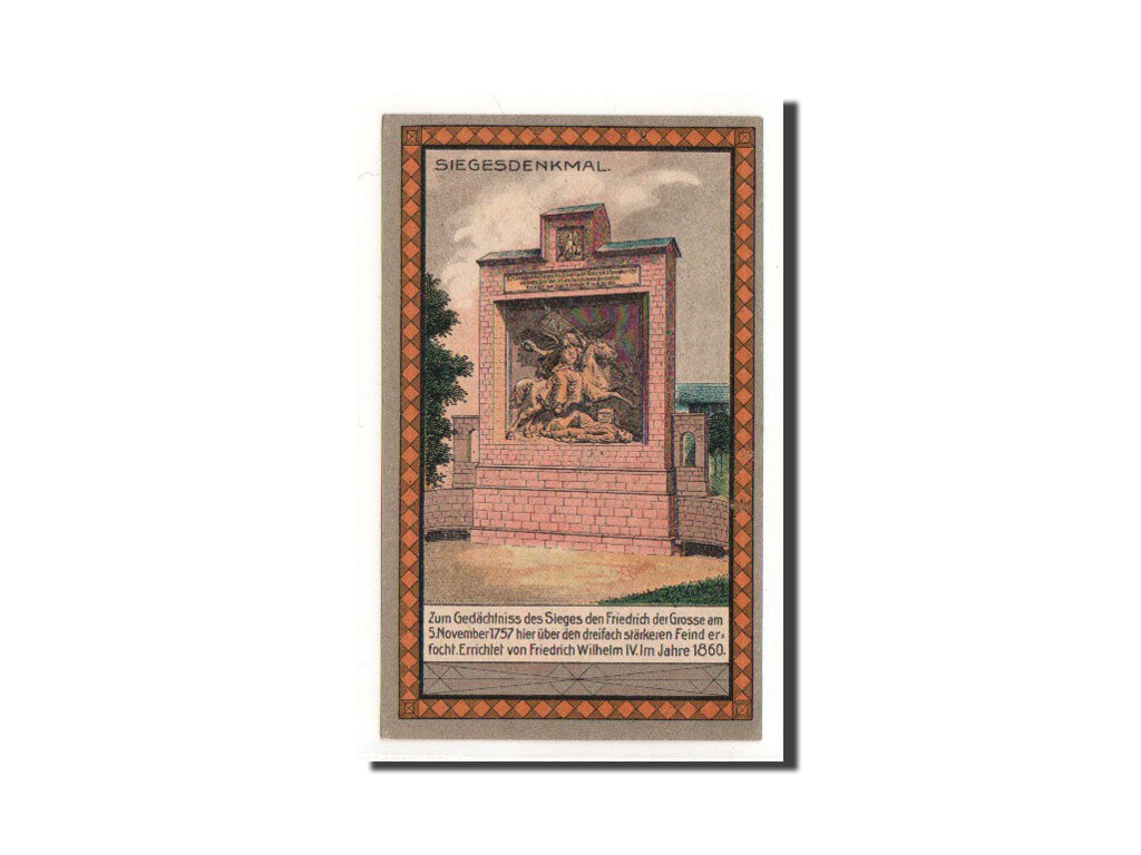 Banconote, Germania, Rossbach, 50 Pfennig, Monument, 1921, Undated, FDS