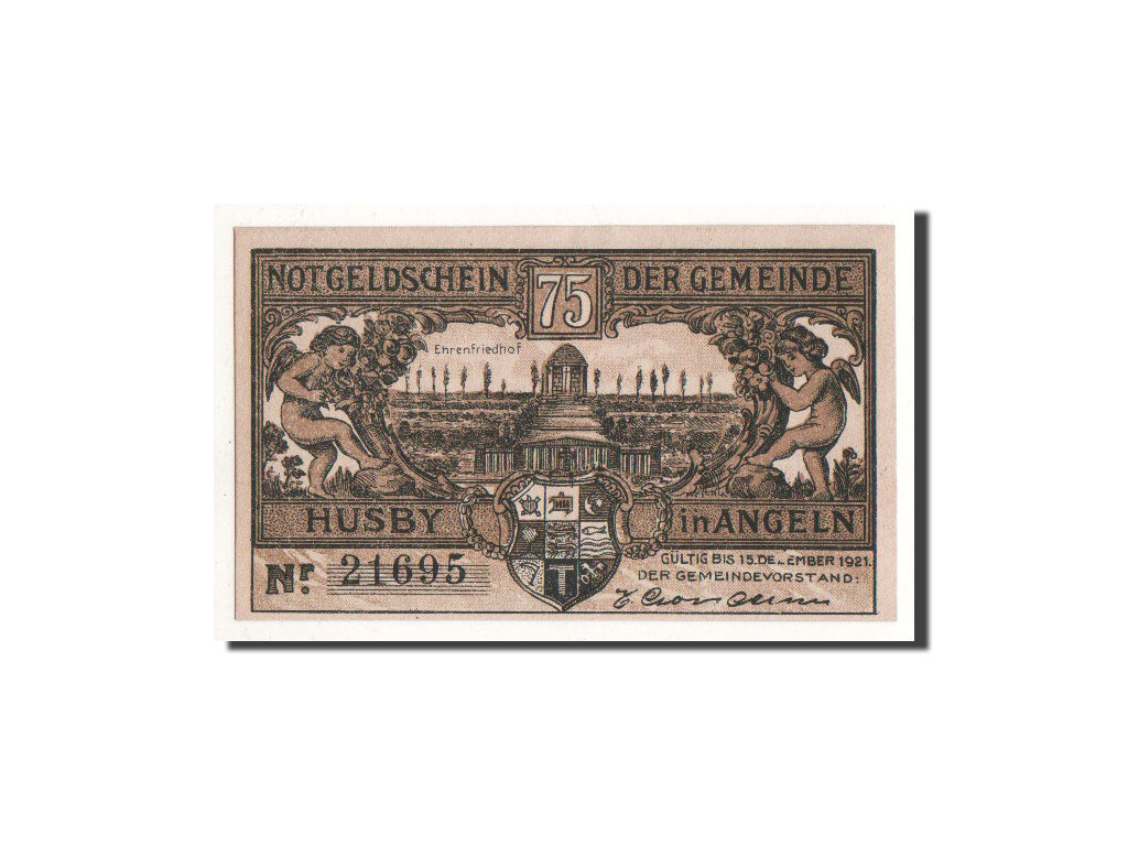 Banconote, Germania, Husby, 75 Pfennig, gare, O.D, Undated, FDS, Mehl:637.1a