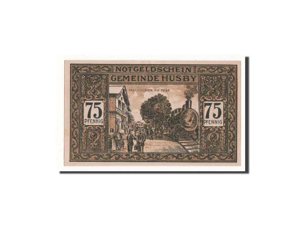 Banconote, Germania, Husby, 75 Pfennig, gare, O.D, Undated, FDS, Mehl:637.1a