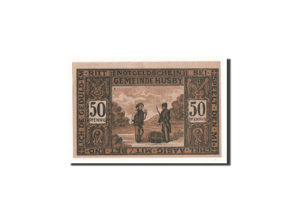 Billet, Allemagne, Husby, 50 Pfennig, personnage, O.D, Undated, NEUF