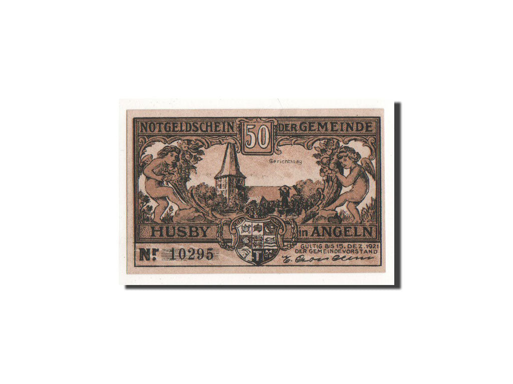Biljet, Duitsland, Husby, 50 Pfennig, personnage 1, O.D, Undated, NIEUW