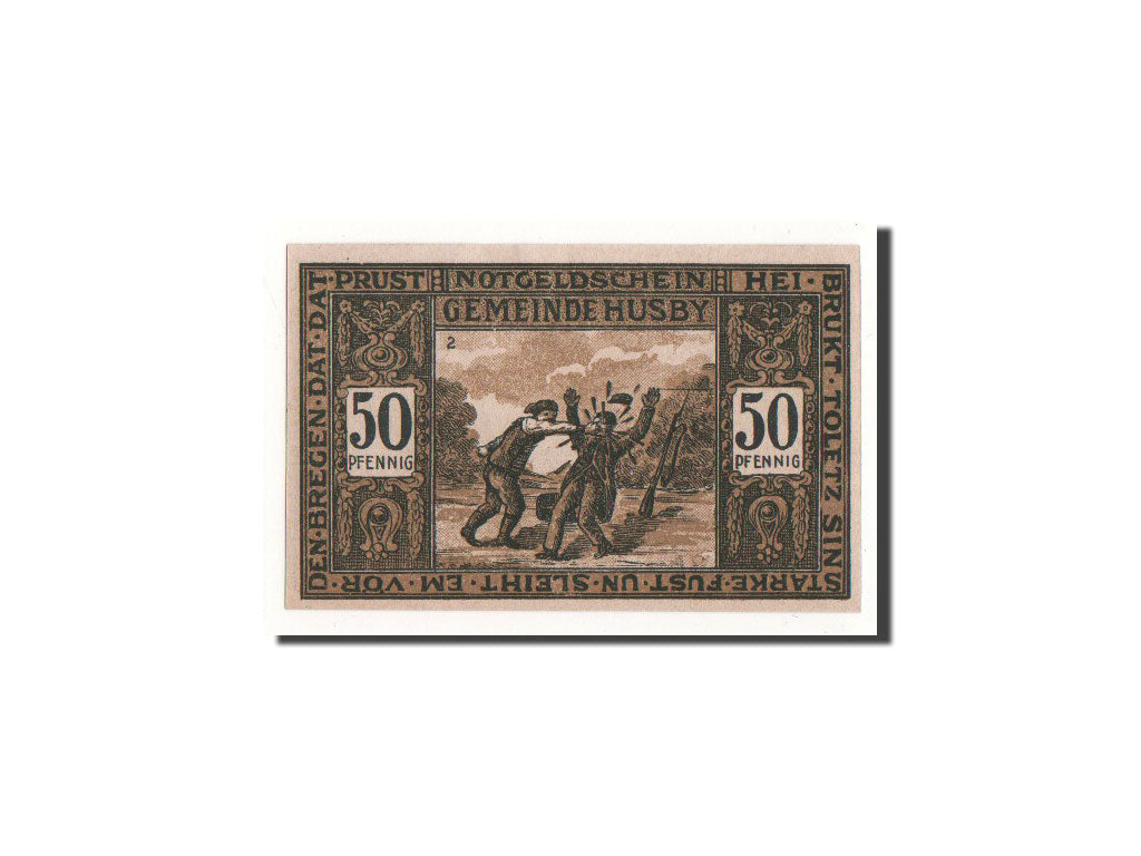 Biljet, Duitsland, Husby, 50 Pfennig, personnage 1, O.D, Undated, NIEUW