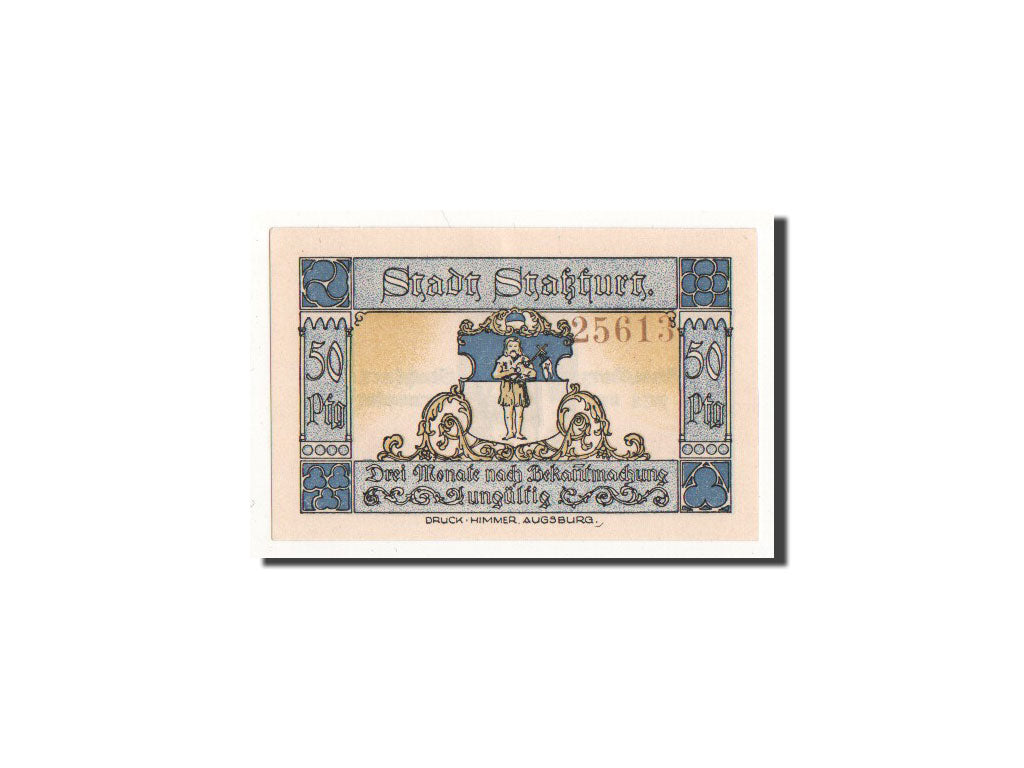 Billet, Allemagne, Strassfurt, 50 Pfennig, personnage, 1921, 1921-09-01, NEUF
