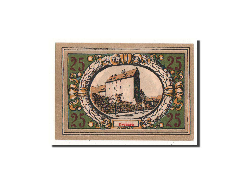 Banconote, Germania, Langensalza Stadt, 25 Pfennig, Maison, 1921, Undated, FDS