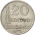 Moneta, Brazylia, 20 Centavos, 1970, AU(50-53), Miedź-Nikiel, KM:579.2
