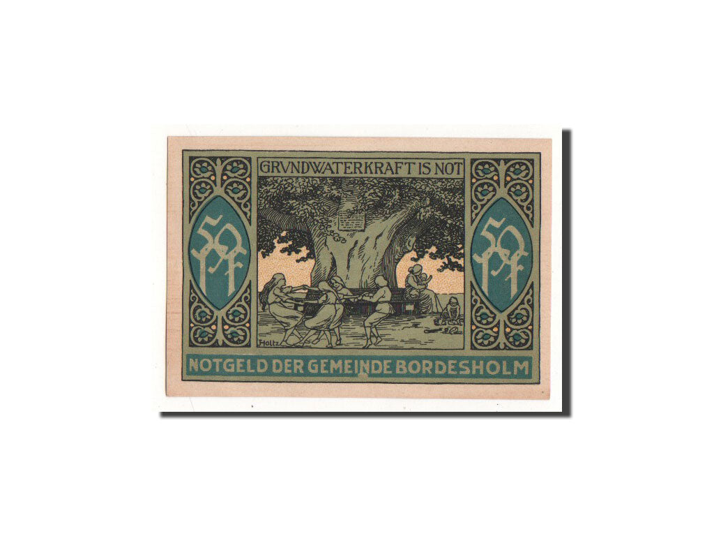 Billet, Allemagne, Bordesholm, 50 Pfennig, enfants, 1921, 1921-06-30, NEUF