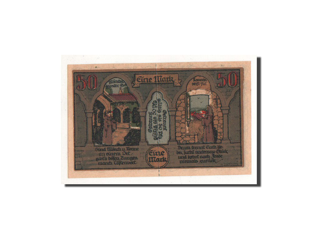 Billet, Allemagne, Frose, 50 Pfennig, symbole, 1921, 1921-06-27, NEUF