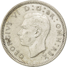 Coin, Great Britain, George VI, 6 Pence, 1943, AU(55-58), Silver, KM:852