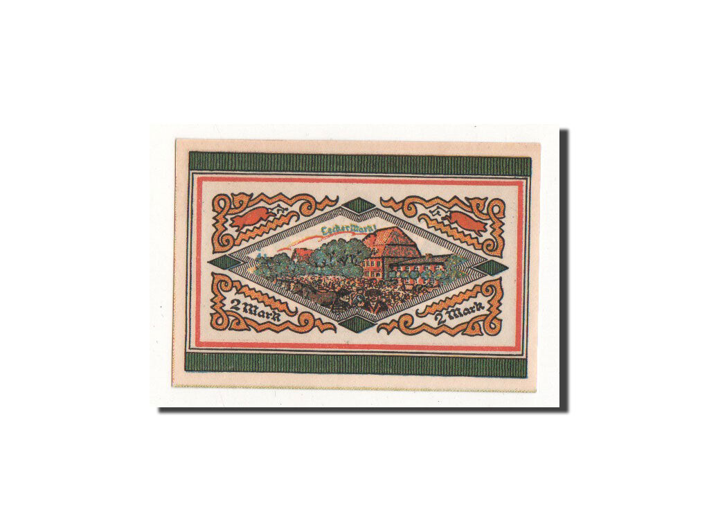 Biljet, Duitsland, Leck, 2 Mark, Animaux, O.D, Undated, NIEUW, Mehl:780.1