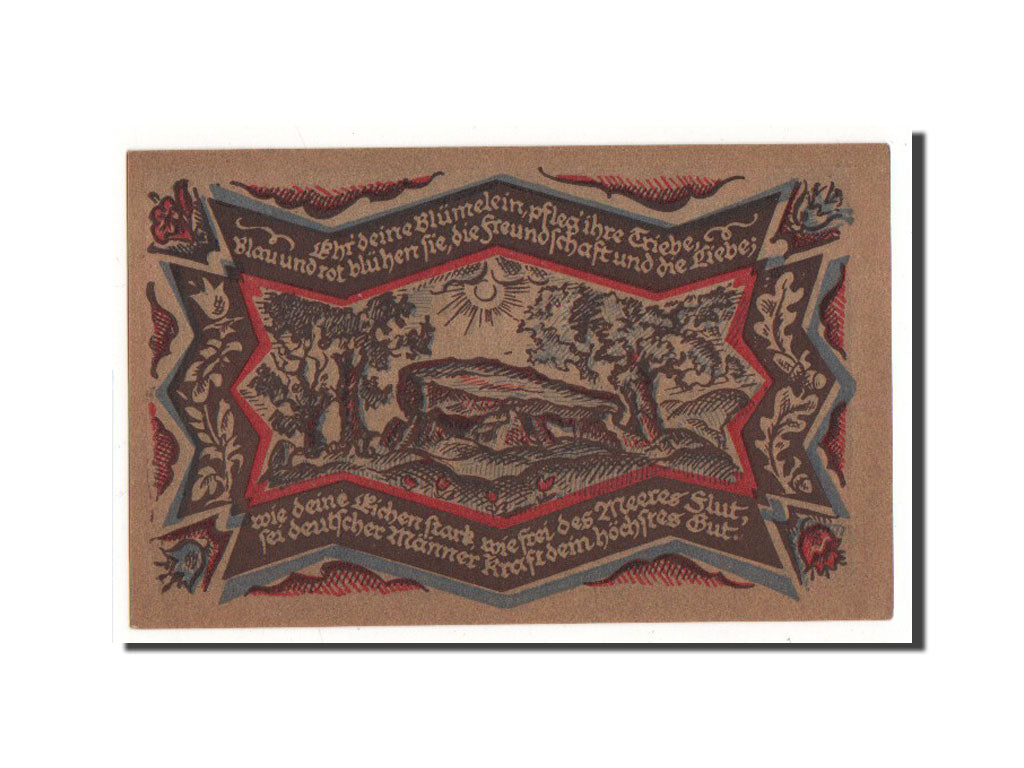 Billete, Alemania, Oldenburg, 50 Pfennig, paysage, 1921, Undated, UNC
