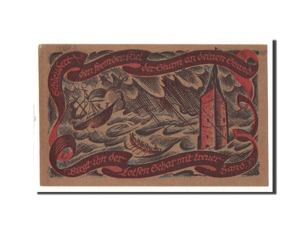 Banknote, Germany, Oldenburg, 50 Pfennig, tempête, 1921, Undated, UNC(65-70)