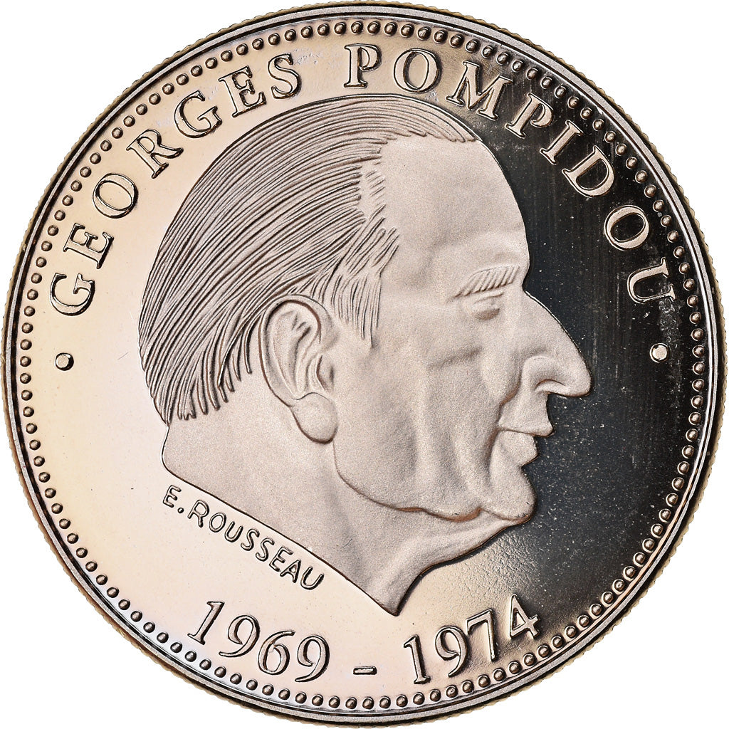 França, Medal, Les Présidents de la République, Georges Pompidou, Políticas