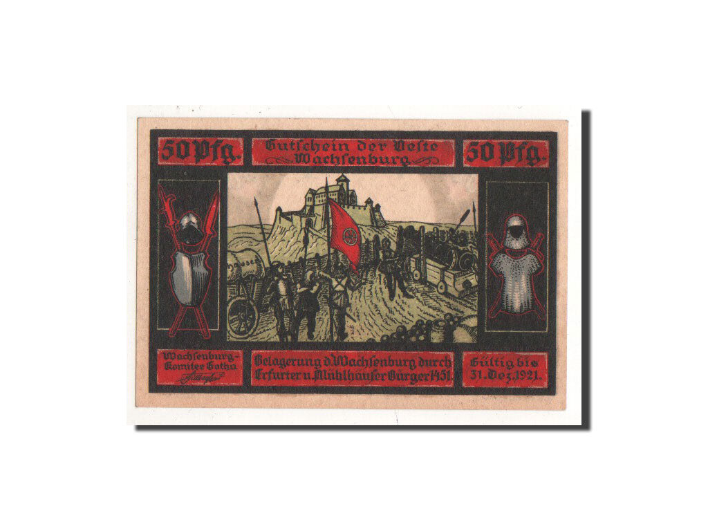 Banknote, Germany, Gotha Stadt, 50 Pfennig, personnage 3, O.D, Undated
