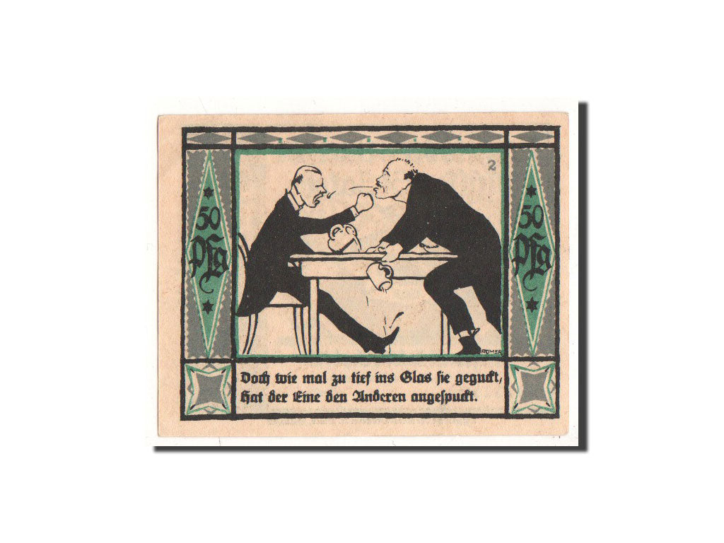 Banknote, Germany, Mülsen St Jacob, 50 Pfennig, personnage 2, 1921, 1921-09-02