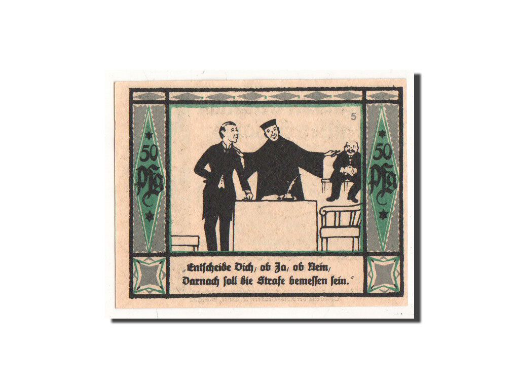 Banknote, Germany, Mülsen St Jacob, 50 Pfennig, personnage 5, 1921, 1921-09-02