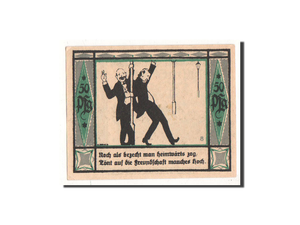 Banknote, Germany, Mülsen St Jacob, 50 Pfennig, personnage 8, 1921, 1921-09-02