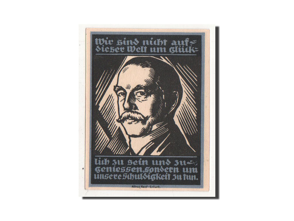Billete, Alemania, Genthin, 1 Mark, portrait, 1921, 1921-07-01, UNC, Mehl:419.2
