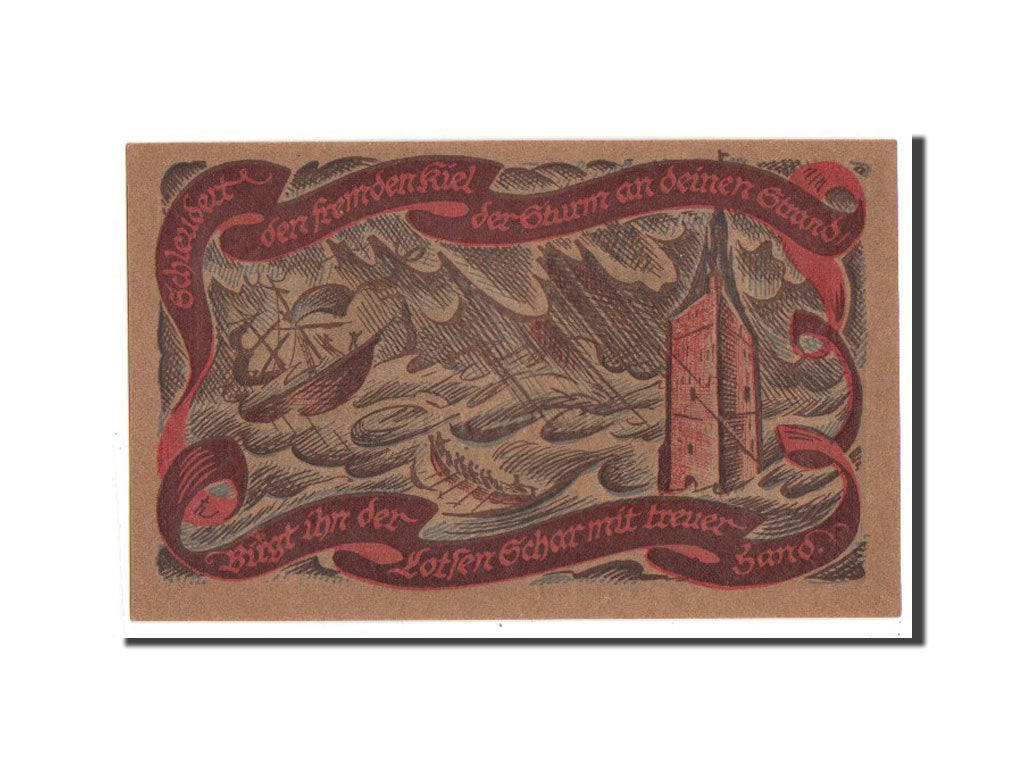 Banknote, Germany, Oldenburg, 50 Pfennig, tempête, 1921, Undated, UNC(65-70)