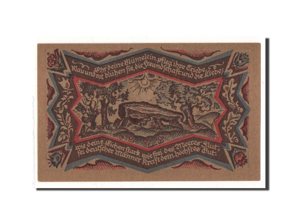 Billete, Alemania, Oldenburg, 50 Pfennig, paysage, 1921, Undated, UNC