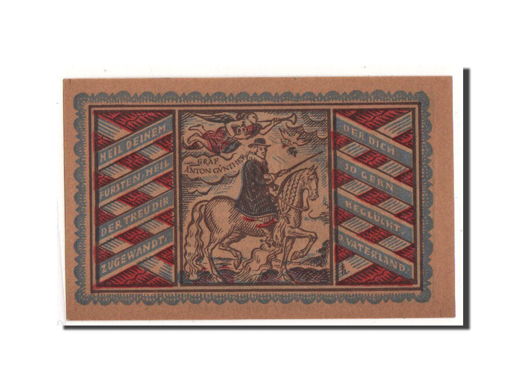 Billete, Alemania, Oldenburg, 50 Pfennig, cavalier, 1921, Undated, UNC