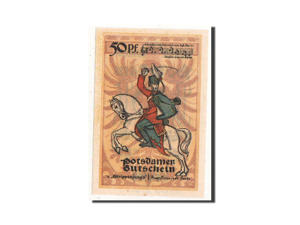 Billete, Alemania, Potsdam, 50 Pfennig, cavalier 1, 1921, 1921-11-28, UNC