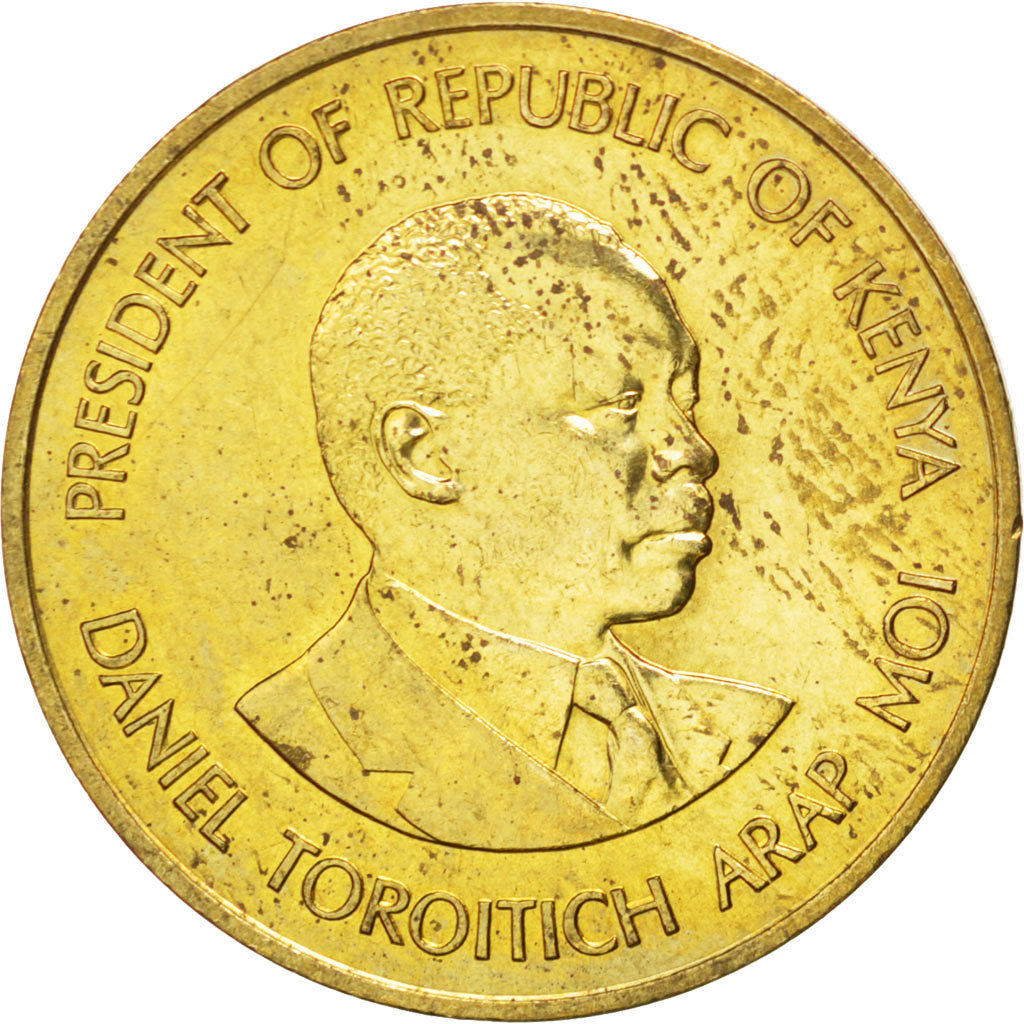 Coin, Kenya, 5 Cents, 1987, MS(63), Nickel-brass, KM:17