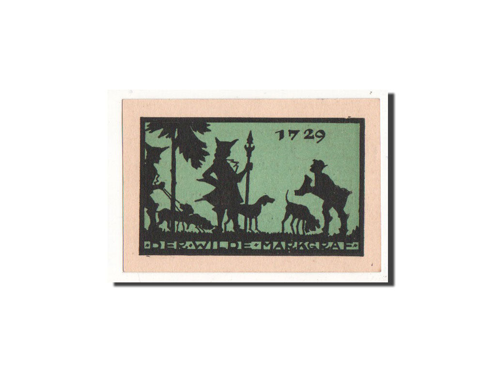 Banknote, Germany, Ansbach, 25 Pfennig, personnage 1, 1921, 1921-08-12
