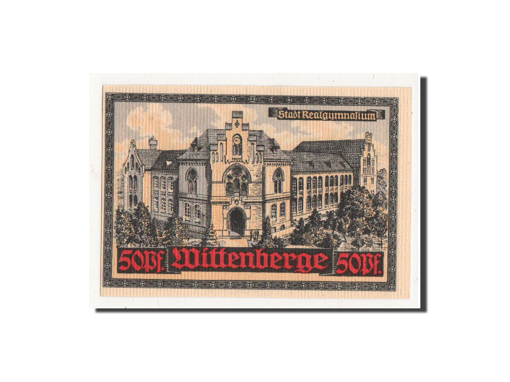 Banknote, Germany, Wittenberge, 50 Pfennig, Eglise 1, O.D, Undated, UNC(65-70)
