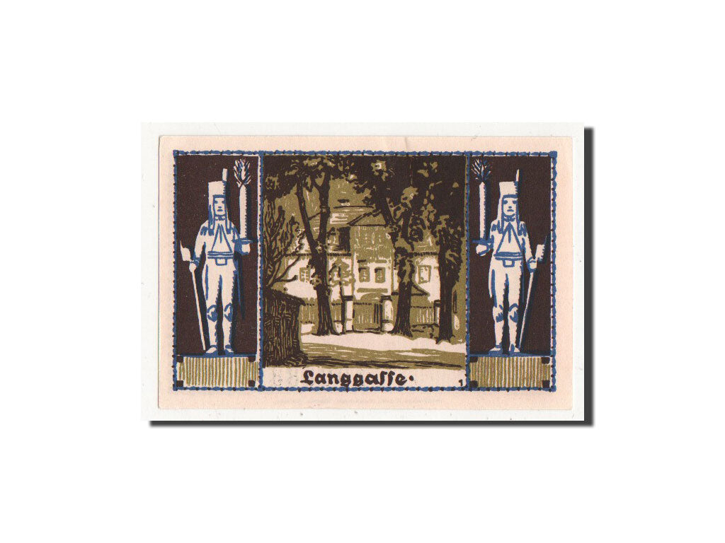 Banknote, Germany, Schneeberg, 50 Pfennig, paysage 1, 1921, Undated, UNC(65-70)