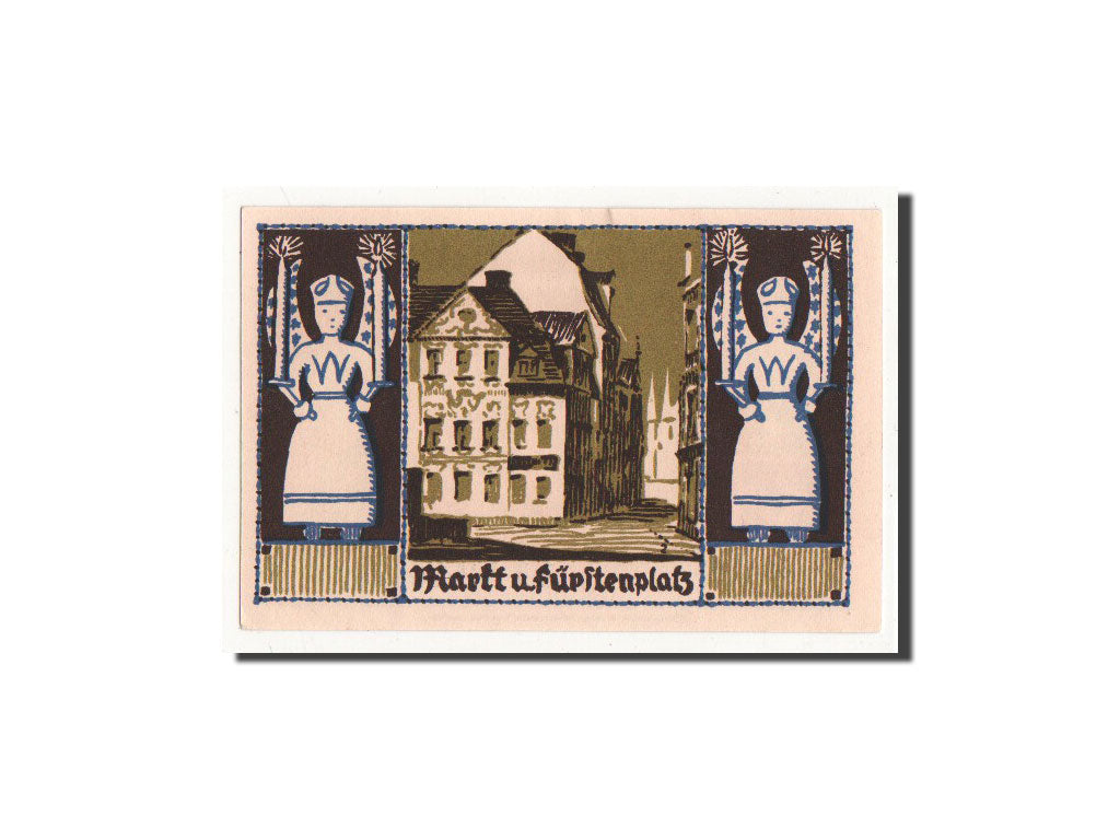 Banknot, Niemcy, Schneeberg, 50 Pfennig, Maison, 1921, Undated, UNC(65-70)