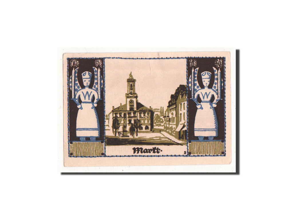 Banconote, Germania, Schneeberg, 50 Pfennig, Eglise, 1921, Undated, FDS