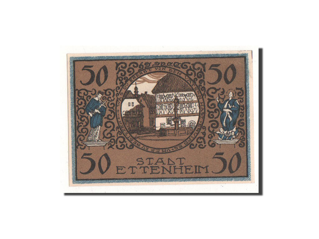 Geldschein, Deutschland, Ettenheim Stadt, 50 Pfennig, paysage, 1922, 1922-03-01
