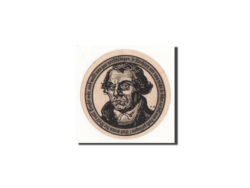 Geldschein, Deutschland, Eckartsberga Thur. Stadt, 50 Pfennig, portrait, 1921