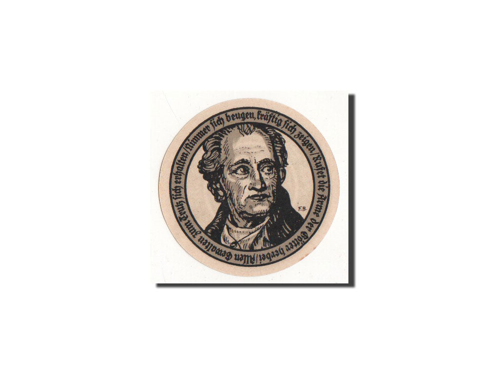 Banknote, Germany, Eckartsberga Thur. Stadt, 50 Pfennig, portrait 1, 1921