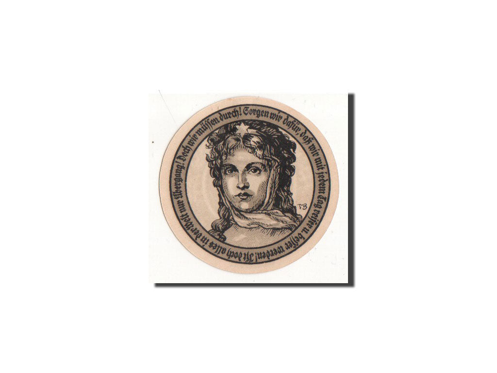 Banconote, Germania, Eckartsberga Thur. Stadt, 75 Pfennig, portrait, 1921