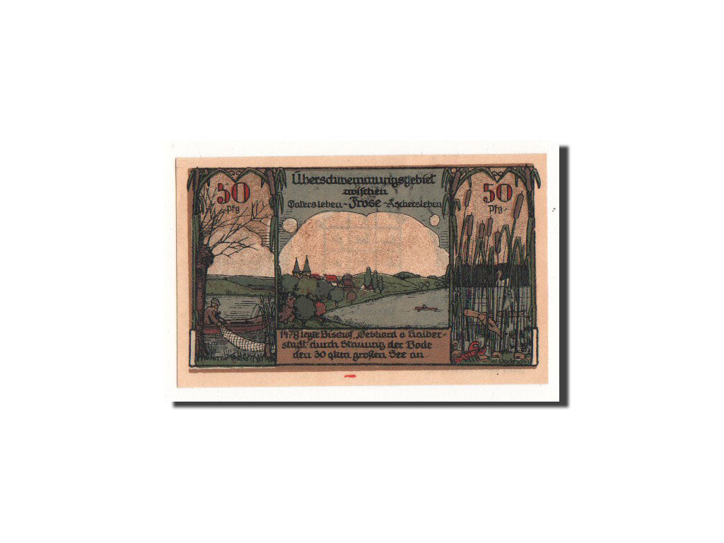 Billete, Alemania, Frose, 50 Pfennig, paysage 1, 1921, 1921-06-27, UNC