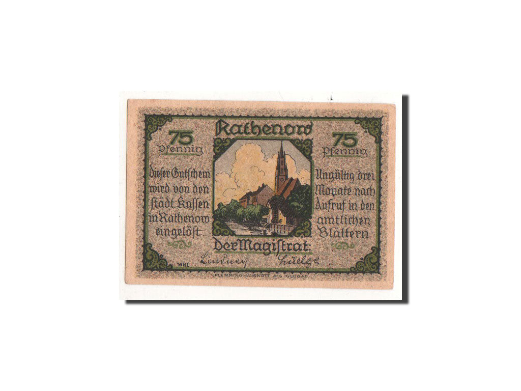 Banknote, Germany, Rathenow, 75 Pfennig, cavalier, O.D, Undated, UNC(65-70)