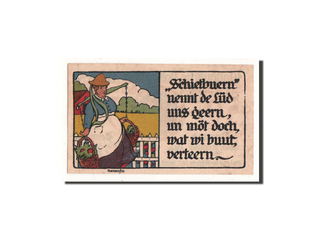 Banknote, Germany, Lübeck, 50 Pfennig, personnage 2, 1921, 1921-10-15