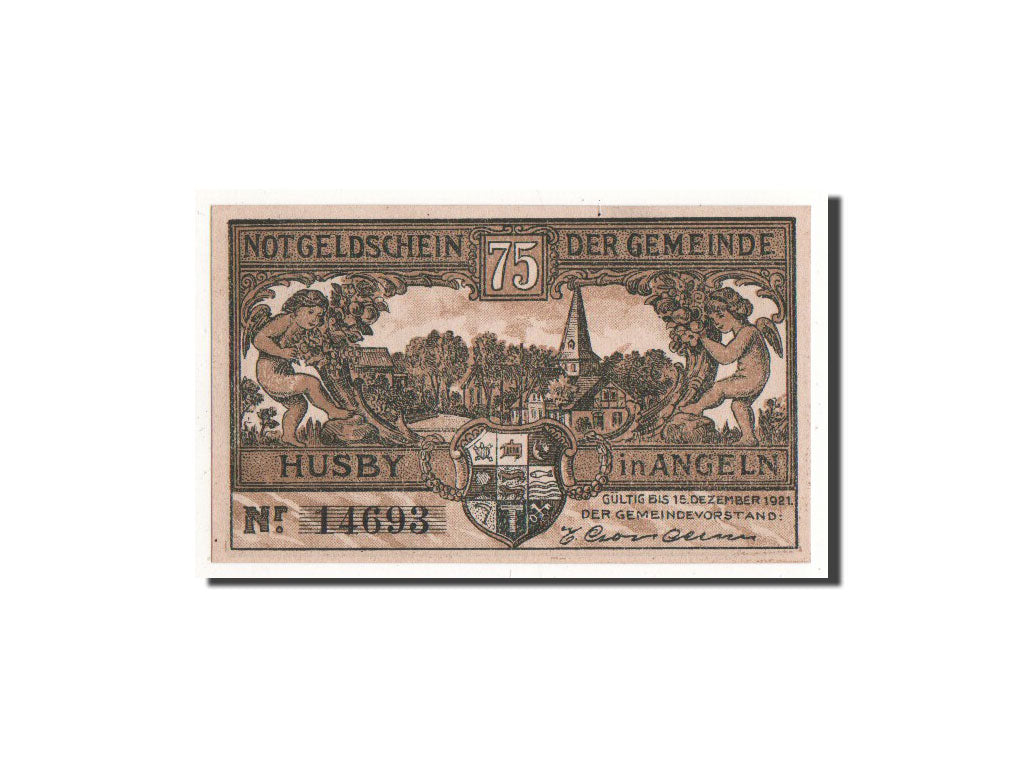 Banknote, Germany, Husby, 75 Pfennig, personnage, O.D, Undated, UNC(65-70)
