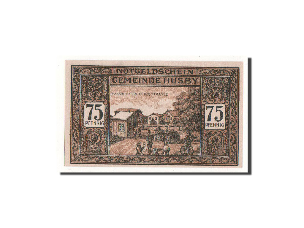 Banknote, Germany, Husby, 75 Pfennig, personnage, O.D, Undated, UNC(65-70)