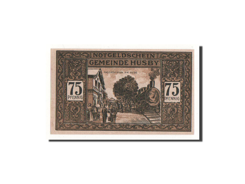 Banknote, Germany, Husby, 75 Pfennig, gare, O.D, Undated, UNC(65-70)