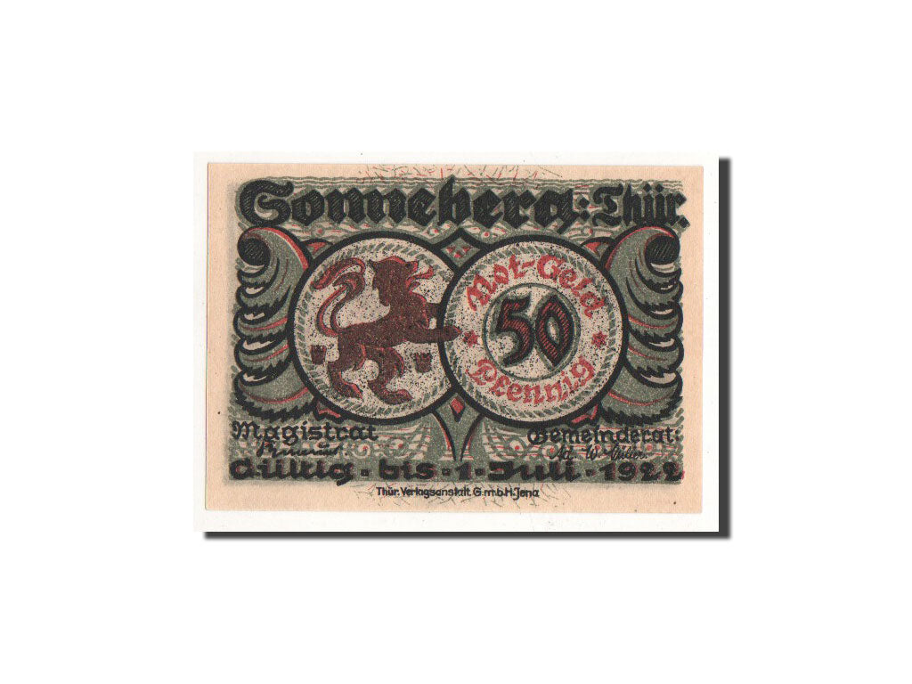 Banknote, Germany, Sonneberg, 50 Pfennig, personnage 1, O.D, Undated